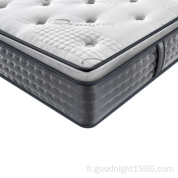 grossiste matelas Fabricants de matelas à ressorts ensachés en mousse naturelle non toxique organique